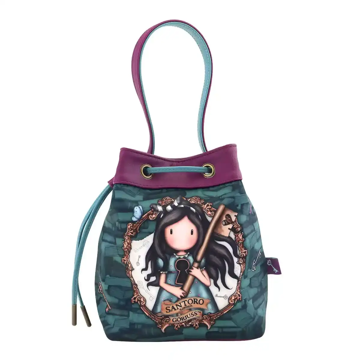 Sac Gorjuss Curiosity Gris Vert (19 x 21 x 12,5 cm). SUPERDISCOUNT FRANCE