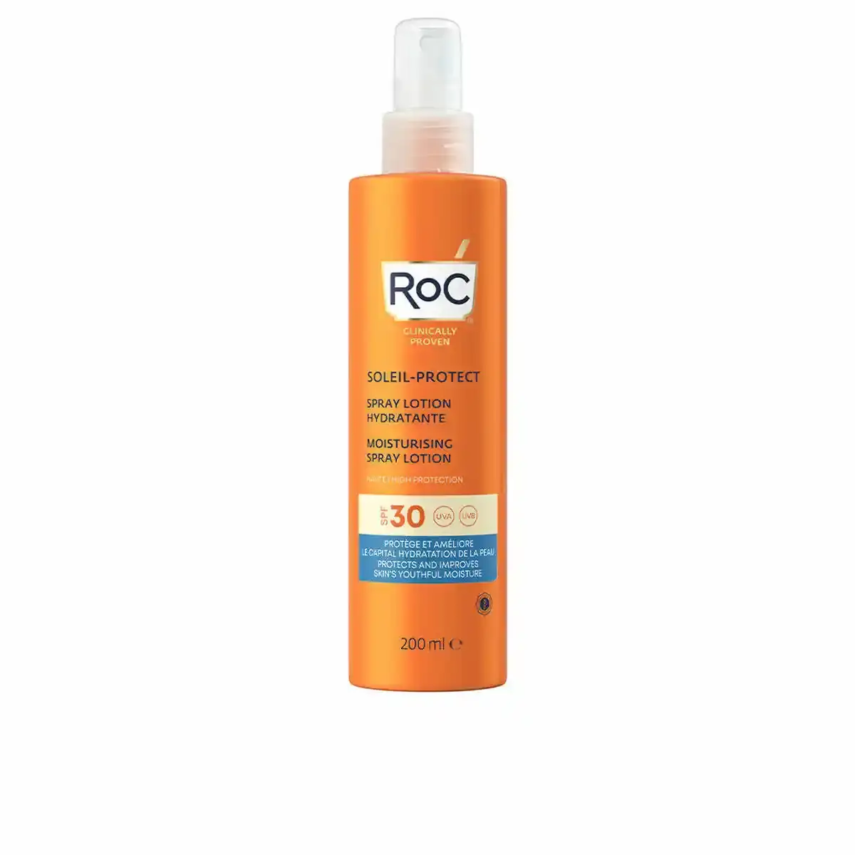 Spray solaire protecteur roc hydratant spf 30 200 ml _6396. DIAYTAR SENEGAL - Là où Choisir est un Acte d'Amour pour le Sénégal. Explorez notre gamme et choisissez des produits qui célèbrent la culture et l'artisanat du pays.