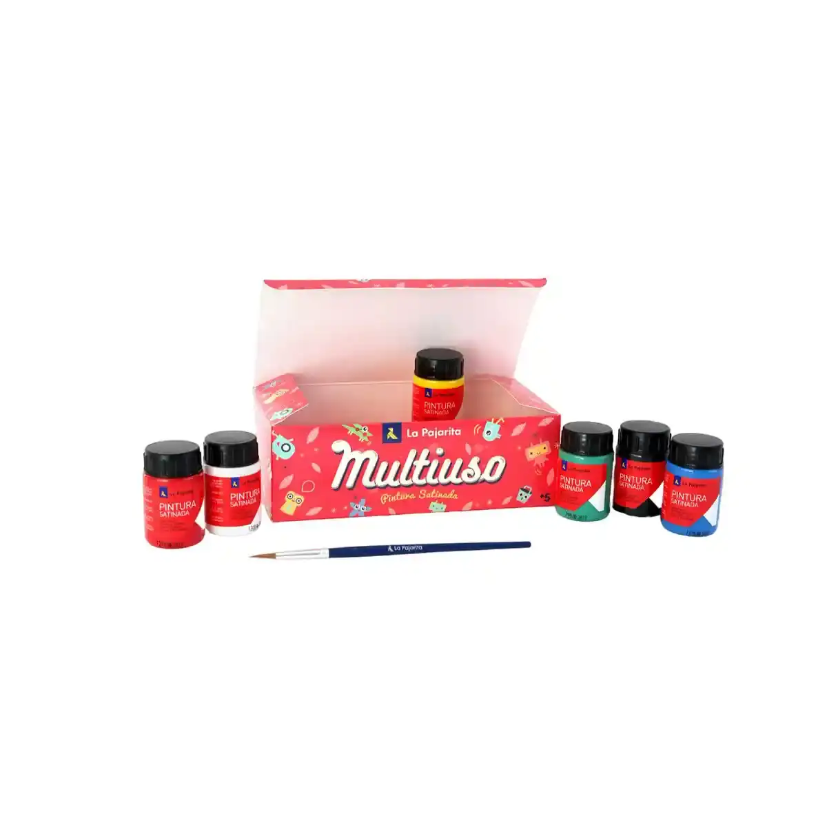 Tempera La Pajarita Multicolore (35 ml) (6 Unités). SUPERDISCOUNT FRANCE