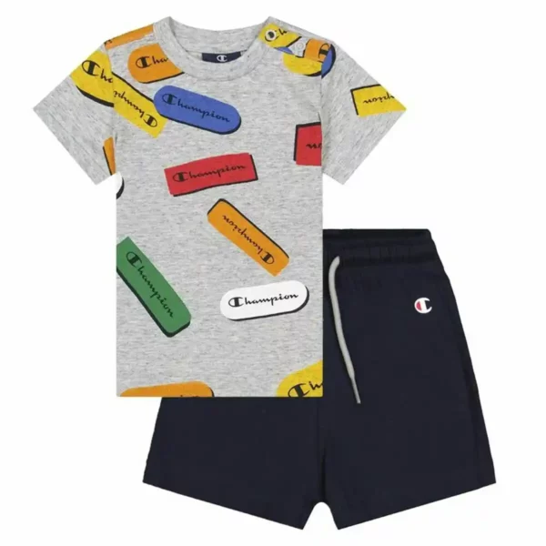 Tenue de sport pour enfant Champion Baby Grey. SUPERDISCOUNT FRANCE