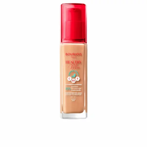 Base de maquillage liquide bourjois healthy mix no 55 5 30 ml_9401. DIAYTAR SENEGAL - Où Chaque Achat Raconte une Histoire. Parcourez notre boutique en ligne pour trouver des articles qui évoquent le savoir-faire et la tradition du Sénégal.