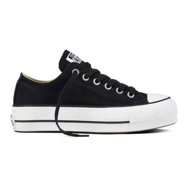 Baskets Casual Femme Converse All Star Lift Low Noir. SUPERDISCOUNT FRANCE