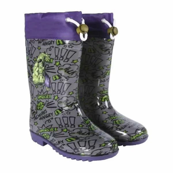 Bottes d'eau pour enfants The Avengers Gris. SUPERDISCOUNT FRANCE