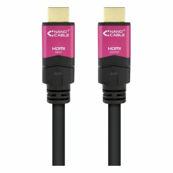 Câble HDMI NANOCABLE 10.15.3720 4K HDR Noir 20 m. SUPERDISCOUNT FRANCE