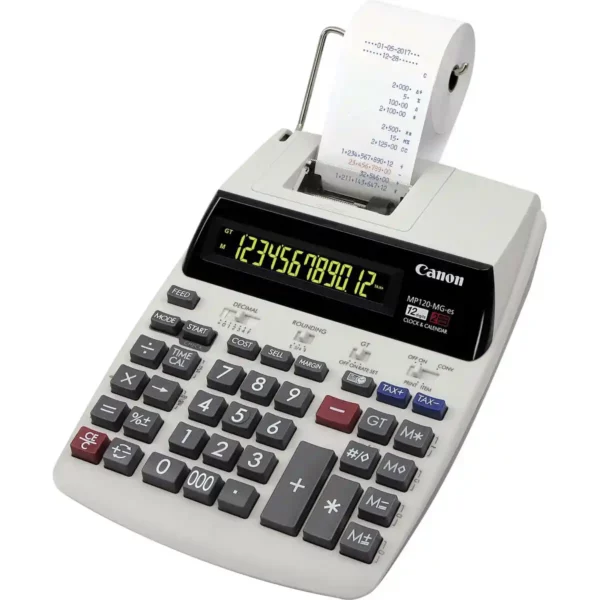 Calculatrice imprimante Canon MP120-MG-es Blanc. SUPERDISCOUNT FRANCE