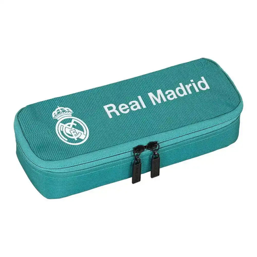Cas scolaire Real Madrid C.F. Blanc Turquoise Vert (22 x 5 x 8 cm). SUPERDISCOUNT FRANCE