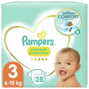 Couches jetables Pampers Premium Protection 3 (28 uds). SUPERDISCOUNT FRANCE