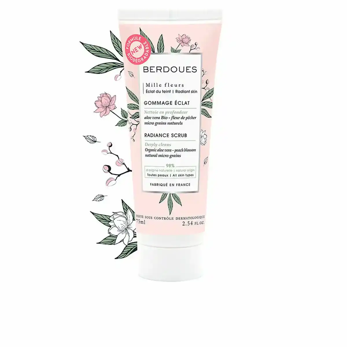 Exfoliant visage berdoues mille fleurs 75 ml _7902. DIAYTAR SENEGAL - Où la Qualité et la Diversité Fusionnent. Explorez notre boutique en ligne pour découvrir une gamme variée de produits qui incarnent l'excellence et l'authenticité.