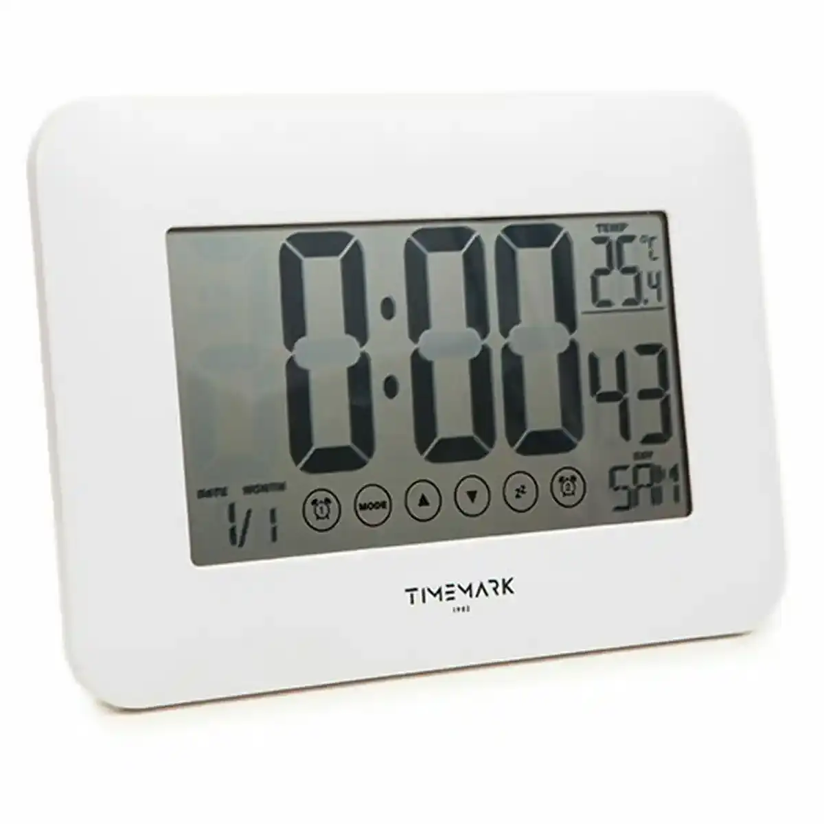 Horloge murale timemark blanc_5587. DIAYTAR SENEGAL - Là où la Beauté Rencontre la Fonctionnalité. Parcourez notre sélection pour trouver des produits qui allient esthétique et praticité, pour un quotidien sublimé.