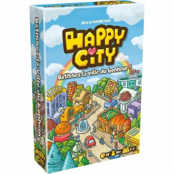 Jeu de société Asmodee Happy City (FR). SUPERDISCOUNT FRANCE