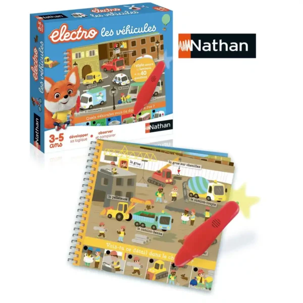 Jeu de société Nathan Electro Vehicles (FR). SUPERDISCOUNT FRANCE