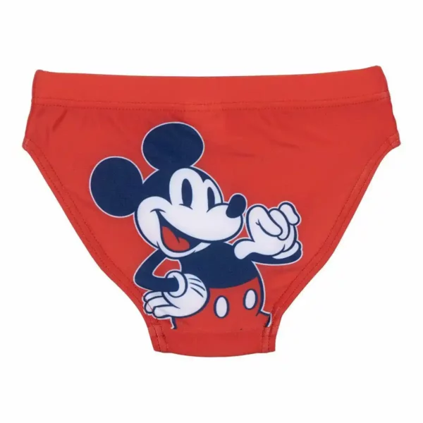 Maillot de bain enfant Mickey Mouse Rouge. SUPERDISCOUNT FRANCE