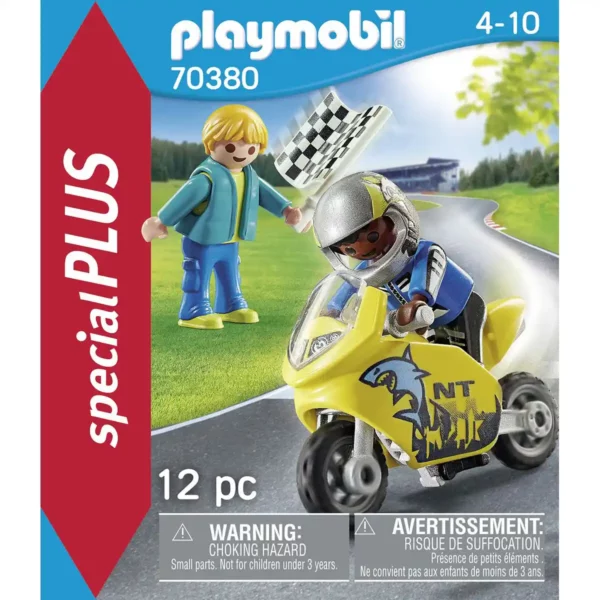 Playset Playmobil 70380A Moto Carrières 70380 (12 pcs). SUPERDISCOUNT FRANCE