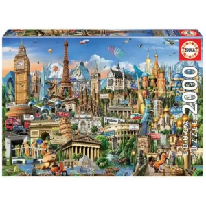 Puzzle Educa Europe 2000 pcs. SUPERDISCOUNT FRANCE