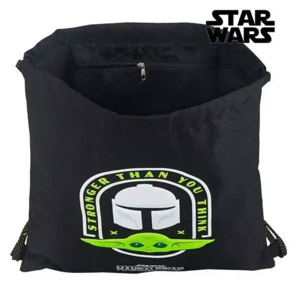 Sac à dos à cordes The Mandalorian 612041196 Noir Vert. SUPERDISCOUNT FRANCE