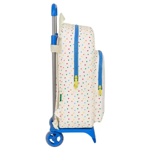 Sac à dos scolaire à roulettes Benetton Topitos (30 x 46 x 14 cm). SUPERDISCOUNT FRANCE