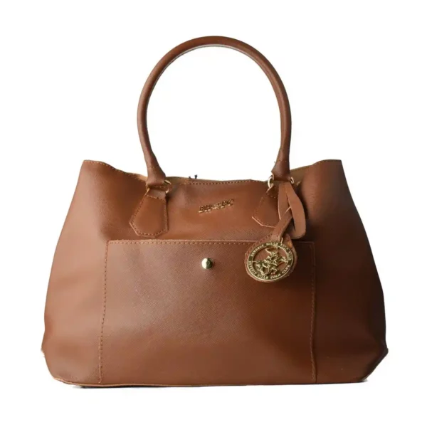 Sac a main femme beverly hills polo club 589 v2 tan marron 30 x 24 x 12 cm _3646. DIAYTAR SENEGAL - Où Chaque Produit a sa Place. Parcourez notre catalogue et choisissez des articles qui s'intègrent parfaitement à votre style et à votre espace.