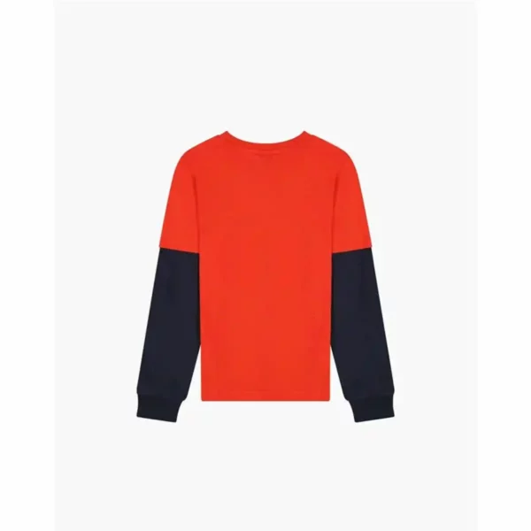 T-shirt à manches longues pour enfants Champion Rouge. SUPERDISCOUNT FRANCE