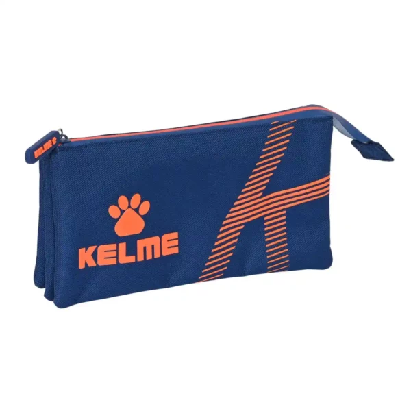 Triple Cabas Kelme Bleu Marine Orange Bleu Marine (22 x 12 x 3 cm). SUPERDISCOUNT FRANCE