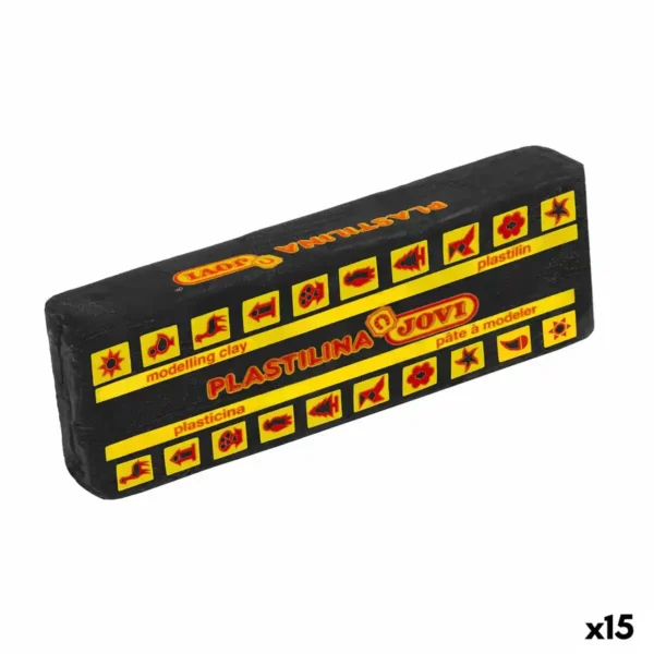 Bâtons de pâte à modeler Jovi School 150 g Noir 15 Unités. SUPERDISCOUNT FRANCE