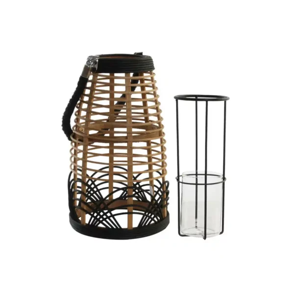 Bougeoir dkd home decor 3 pieces cristal metal bambou 31 x 31 x 53 cm _5530. DIAYTAR SENEGAL - Où Choisir est un Acte de Création. Naviguez à travers notre plateforme et choisissez des produits qui complètent votre histoire personnelle.