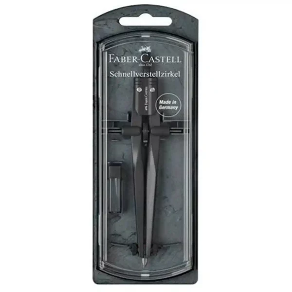 Boussole Faber-Castell Noir 5 Unités. SUPERDISCOUNT FRANCE