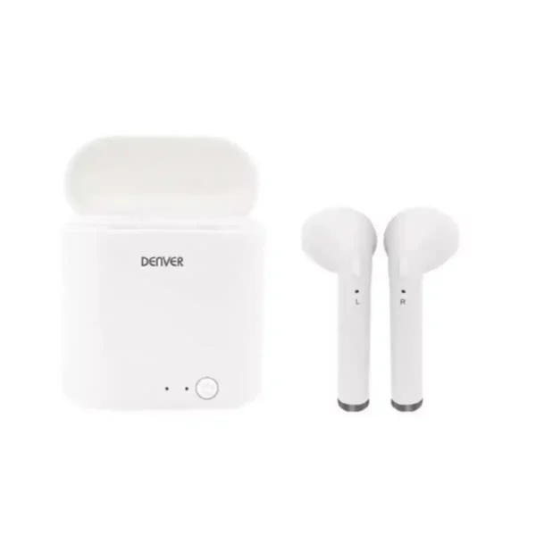 Casque Bluetooth Denver Electronics TWQ-40P 400 mAh Blanc. SUPERDISCOUNT FRANCE