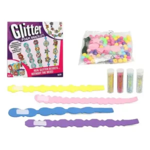 Craft Set Glitter Foam Bracelets 119916. SUPERDISCOUNT FRANCE