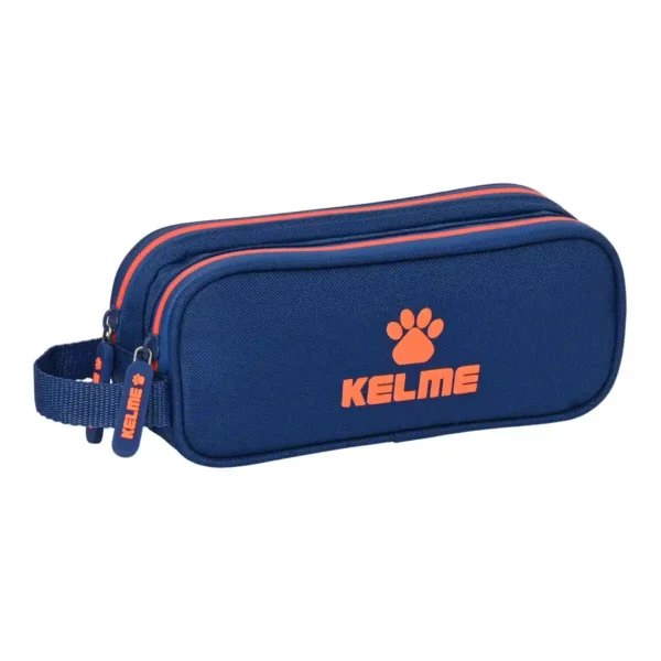 Double Cabas Kelme Bleu Marine Orange Bleu Marine (21 x 8 x 6 cm). SUPERDISCOUNT FRANCE