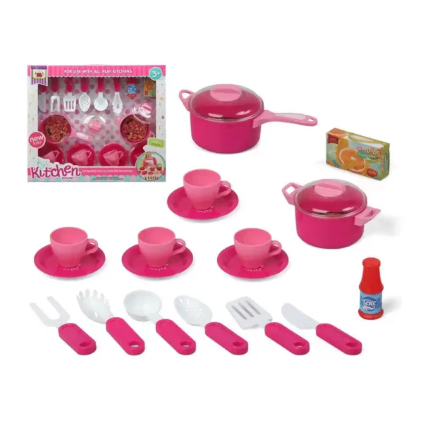 Ensemble de jouets Ensemble de jeu de cuisine Rose (48 x 41 cm). SUPERDISCOUNT FRANCE