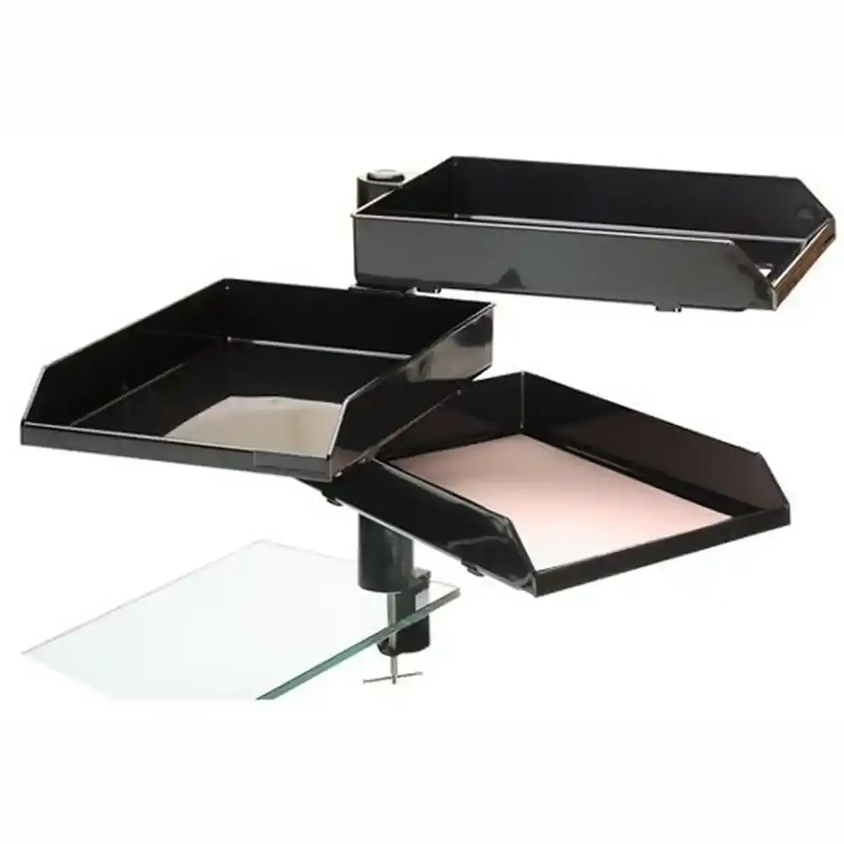 Ensemble de plateaux organisateurs Archivo 2000 Noir Équipement de table rotatif Din A4 (40,5 x 27 x 38,5 cm). SUPERDISCOUNT FRANCE