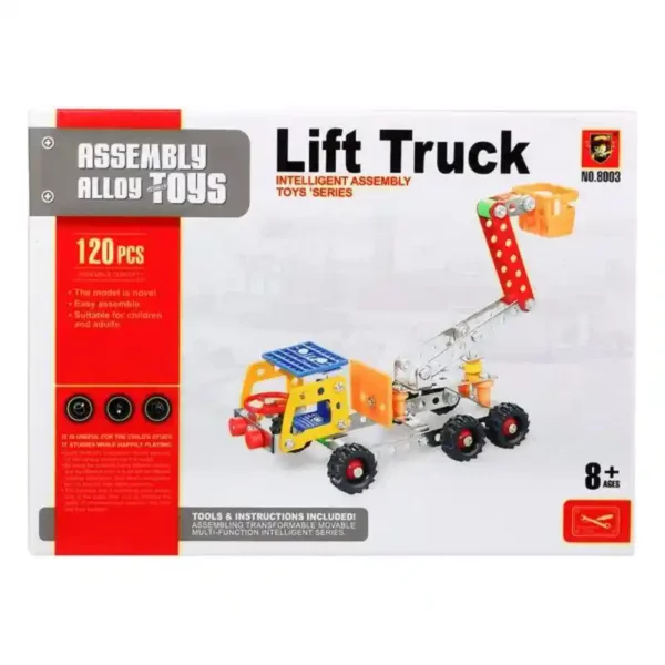 Jeu de construction camion grue 117622 120 pcs _1584. DIAYTAR SENEGAL - L'Art de Vivre en Couleurs. Découvrez notre boutique en ligne et trouvez des produits qui ajoutent une palette vibrante à votre quotidien.