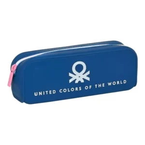 Mallette Scolaire Benetton Corazones Bleu Marine (18,5 x 7,5 x 5,5 cm). SUPERDISCOUNT FRANCE