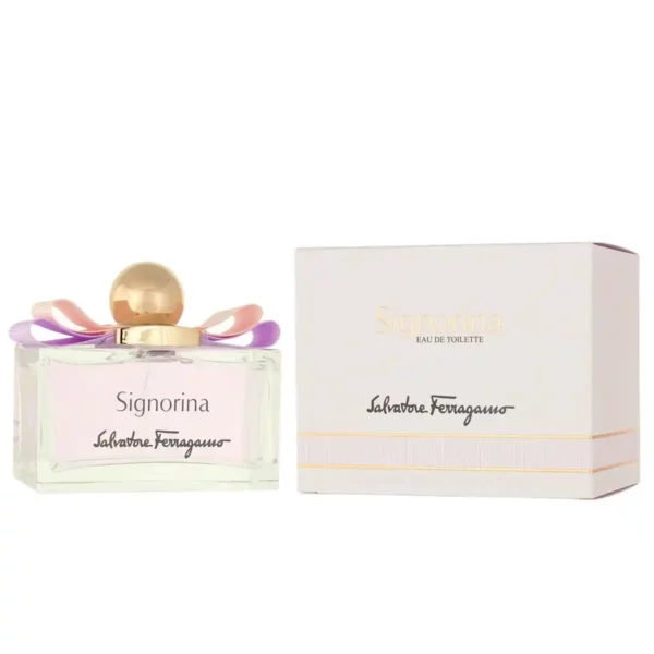 Parfum femme salvatore ferragamo edt signorina 100 ml _7670. Bienvenue chez DIAYTAR SENEGAL - Où Chaque Article Est une Découverte. Naviguez à travers nos offres et laissez-vous surprendre par des trésors cachés qui enrichiront votre vie.