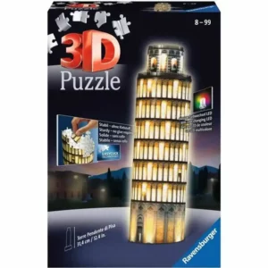 Puzzle 3D Ravensburger Tour De Pise Night Edition 216 Pièces. SUPERDISCOUNT FRANCE