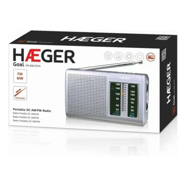 Radio AM/FM Haeger Goal. SUPERDISCOUNT FRANCE