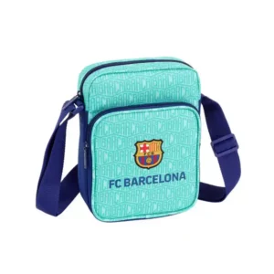 Sac à bandoulière F.C. Barcelona 19/20 Turquoise (16 x 22 x 6 cm). SUPERDISCOUNT FRANCE