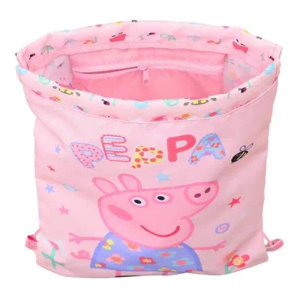 Sac à Dos à Cordes Peppa Pig S'amusant (26 x 34 x 1 cm). SUPERDISCOUNT FRANCE