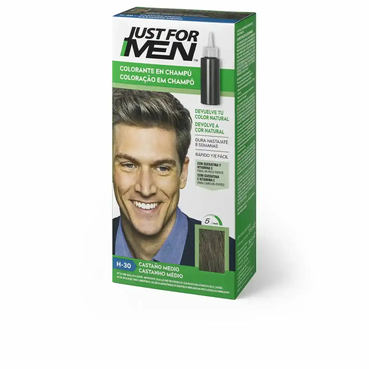 Shampooing teinture just for men colorante medium chestnut 30 ml_5450. Bienvenue chez DIAYTAR SENEGAL - Votre Plateforme Shopping pour Tous. Découvrez un large éventail de produits qui célèbrent la diversité et la beauté du Sénégal.