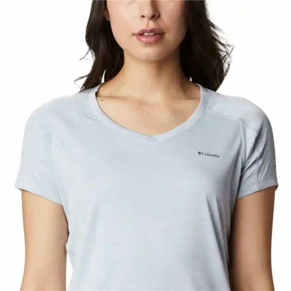 T-shirt à manches courtes pour femme Columbia Zero RulesTM Gris. SUPERDISCOUNT FRANCE