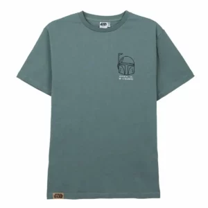 T-shirt à manches courtes pour homme Boba Fett Vert. SUPERDISCOUNT FRANCE