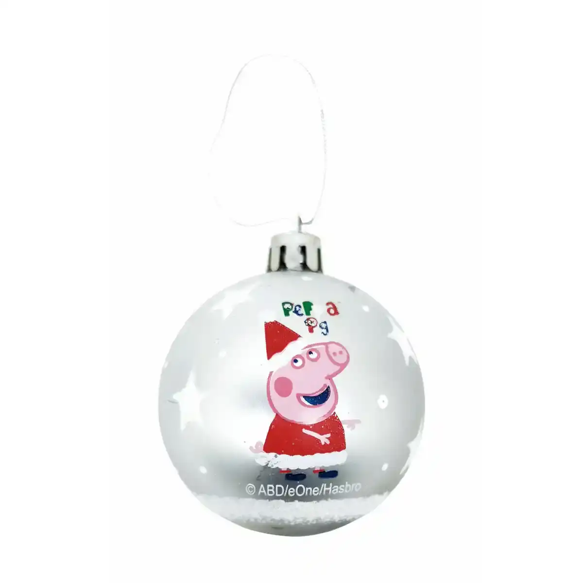 Boule de noel peppa pig cosy coin argent 10unites plastique o 6 cm _6904. Bienvenue sur DIAYTAR SENEGAL - Où Choisir est un Voyage Passionnant. Plongez dans notre catalogue et trouvez des produits qui révèlent la diversité et la beauté du Sénégal.