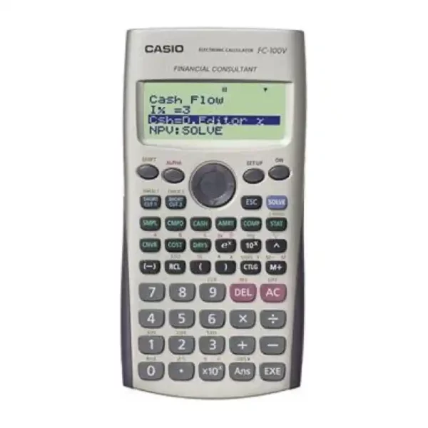 Calculatrice Scientifique Casio FC-100V Gris (13,7 x 8 x 16,1). SUPERDISCOUNT FRANCE