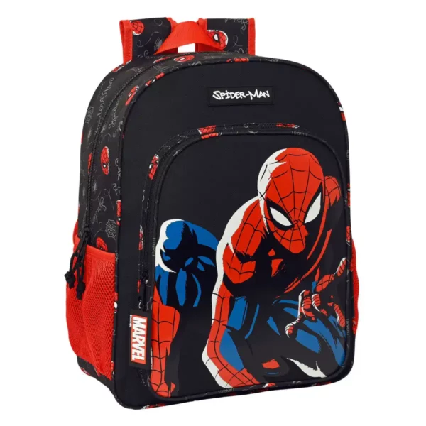 Cartable Spiderman Hero Noir (33 x 42 x 14 cm). SUPERDISCOUNT FRANCE