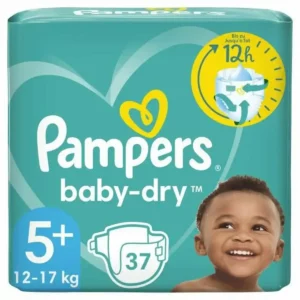 Couches Pampers Baby-Dry Taille 5 5 (37 uds). SUPERDISCOUNT FRANCE