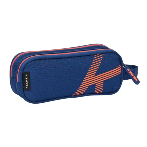 Double Cabas Kelme Bleu Marine Orange Bleu Marine (21 x 8 x 6 cm). SUPERDISCOUNT FRANCE