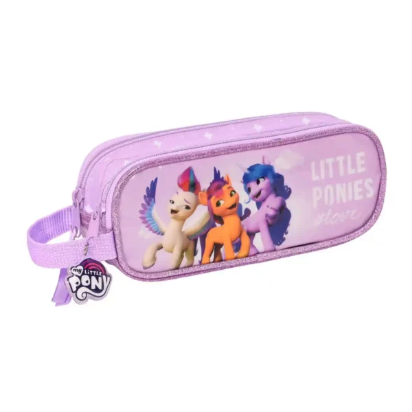 Fourre-tout double My Little Pony Lilas (21 x 8 x 6 cm). SUPERDISCOUNT FRANCE