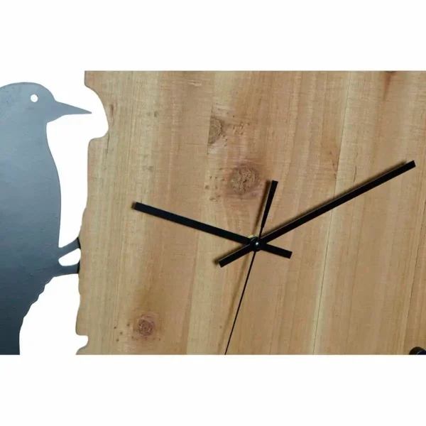 Horloge murale dkd home decor noir marron blanc fer oiseau 50 x 4 x 50 cm bois mdf 2 unites _9617. DIAYTAR SENEGAL - Où Choisir est un Acte d'Amour pour le Sénégal. Explorez notre boutique en ligne et choisissez des articles qui célèbrent la culture et l'artisanat du pays.