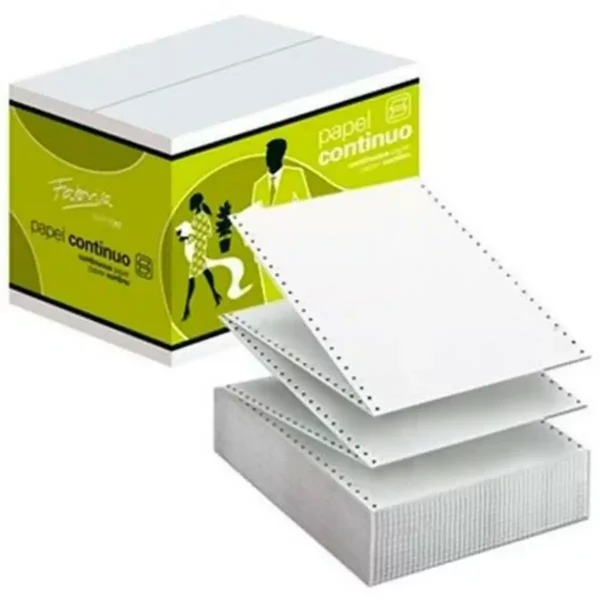 Papier continu pour imprimantes Fabrisa White. SUPERDISCOUNT FRANCE