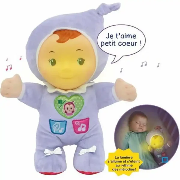 Peluche sonore Vtech Baby Louison, mon lumi poupon. SUPERDISCOUNT FRANCE